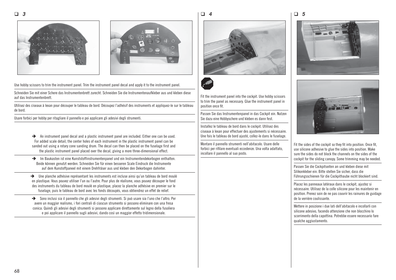 Hangar 9 F4U-1D Corsair 60cc ARF (3 Boxes) User Manual | Page 68 / 96