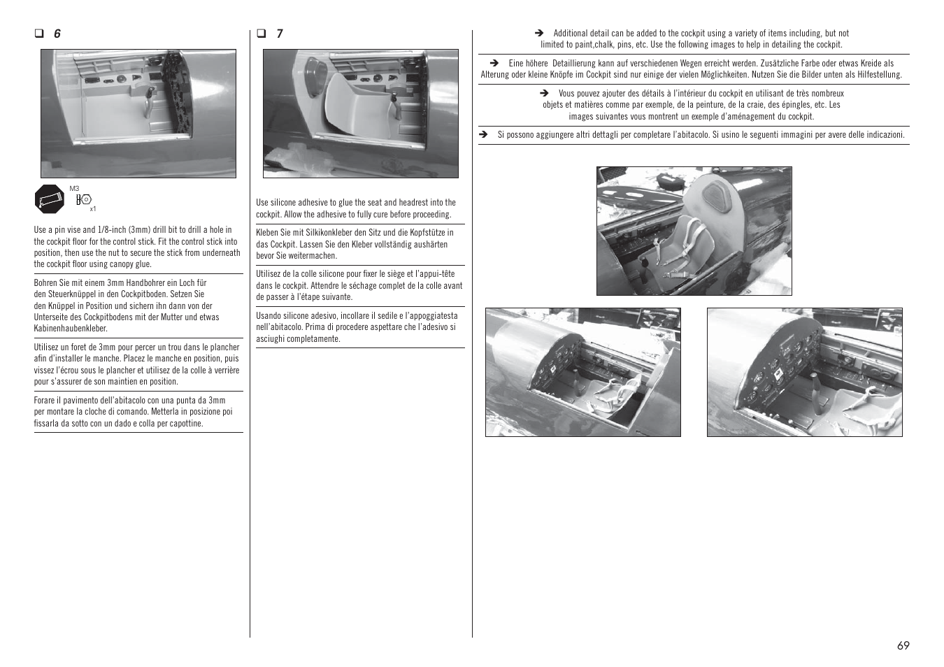 Hangar 9 F4U-1D Corsair 60cc ARF (3 Boxes) User Manual | Page 69 / 96