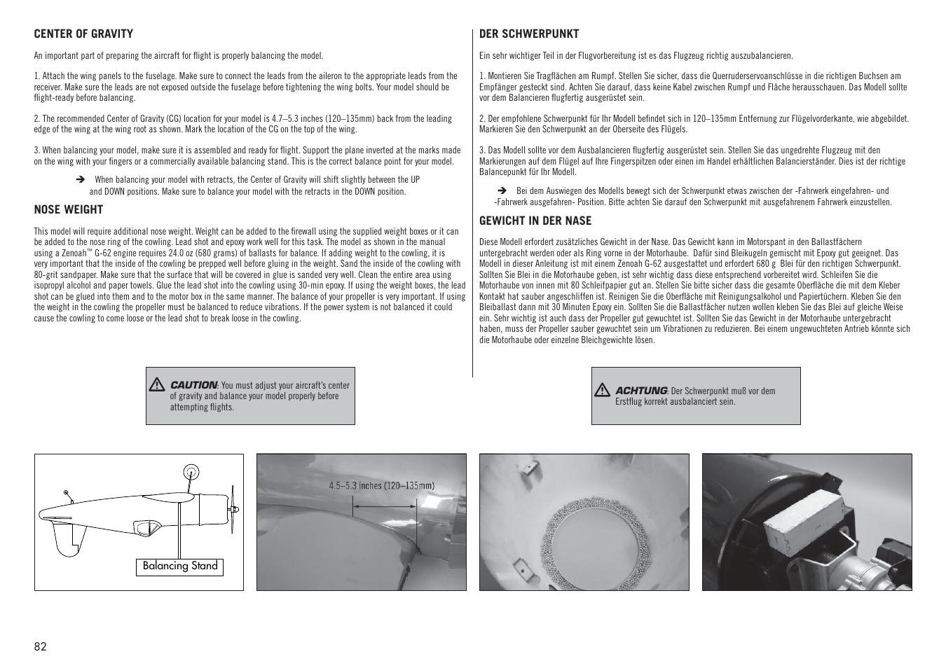 Hangar 9 F4U-1D Corsair 60cc ARF (3 Boxes) User Manual | Page 82 / 96