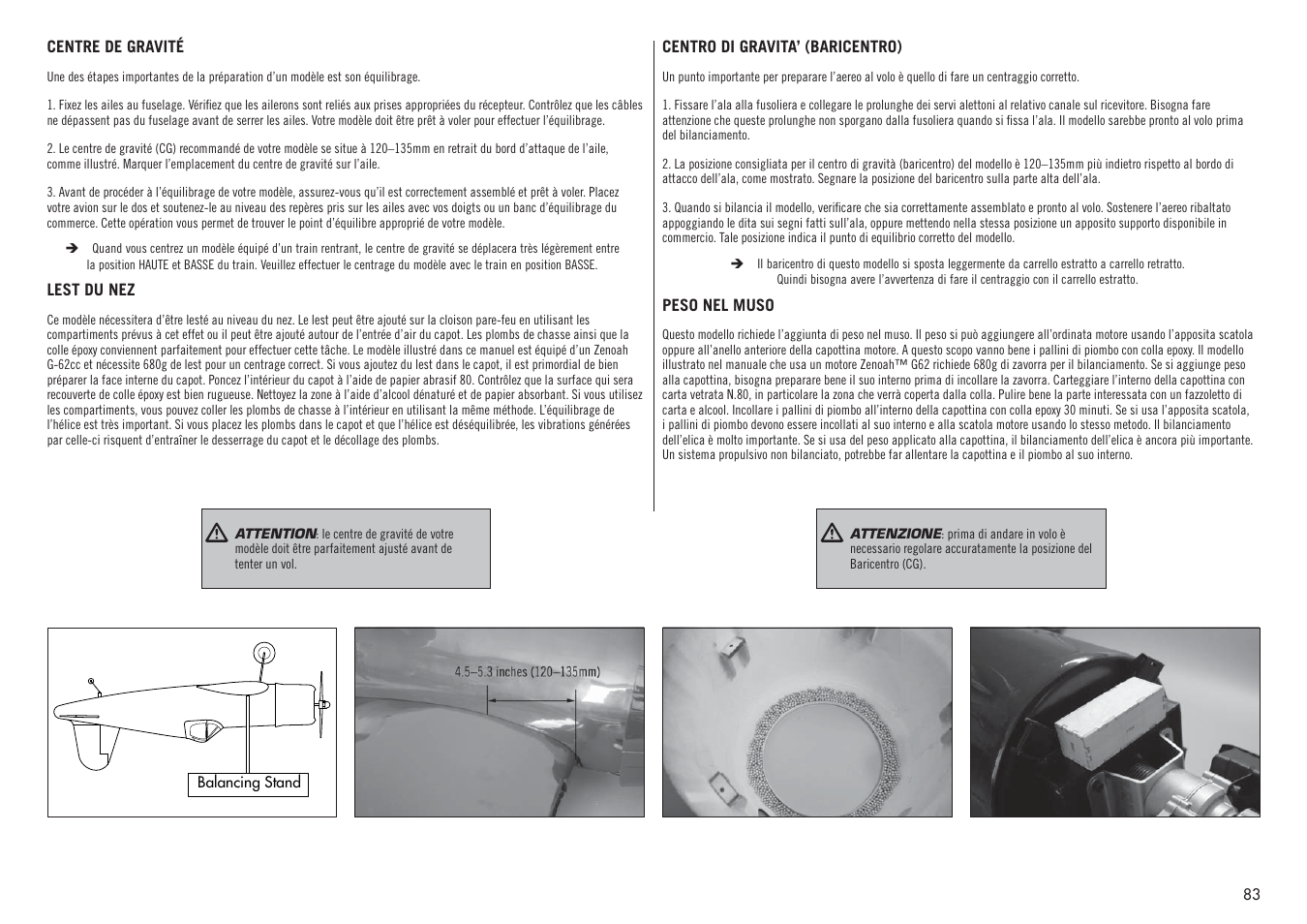 Hangar 9 F4U-1D Corsair 60cc ARF (3 Boxes) User Manual | Page 83 / 96
