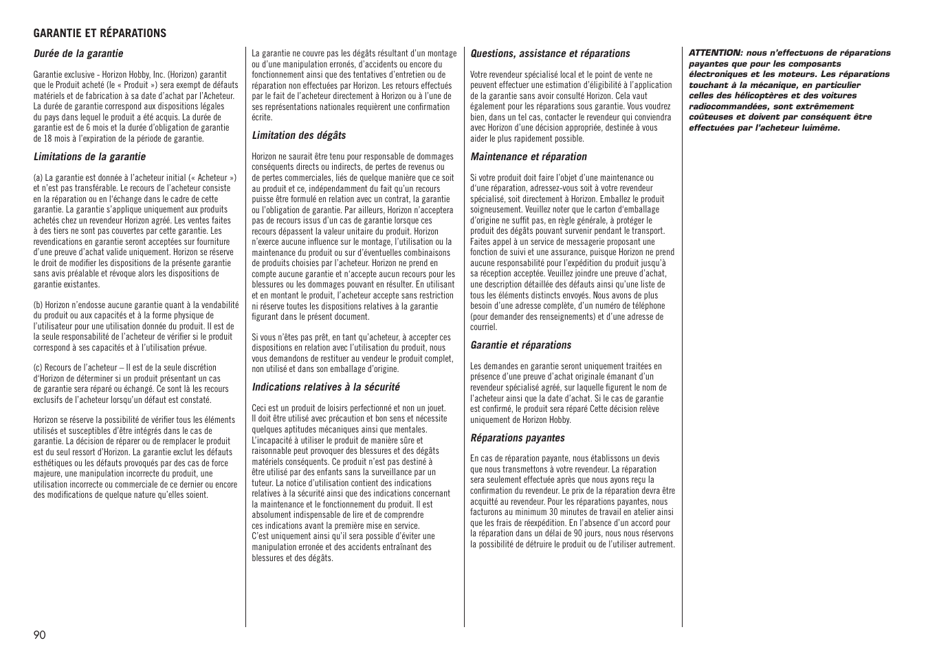 Hangar 9 F4U-1D Corsair 60cc ARF (3 Boxes) User Manual | Page 90 / 96