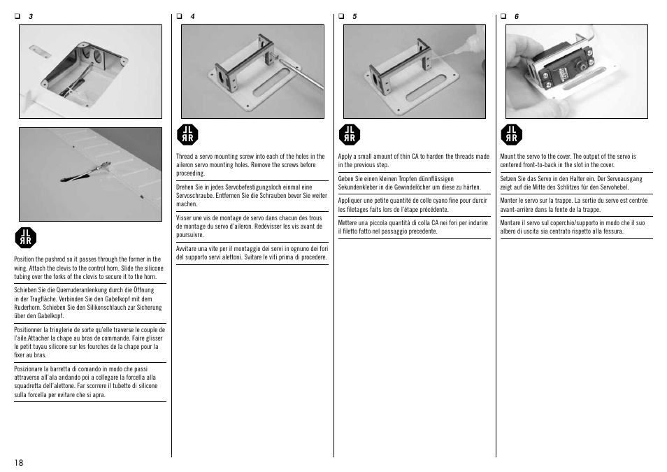 Hangar 9 1/4-Scale PA-18 Super Cub ARF User Manual | Page 18 / 84