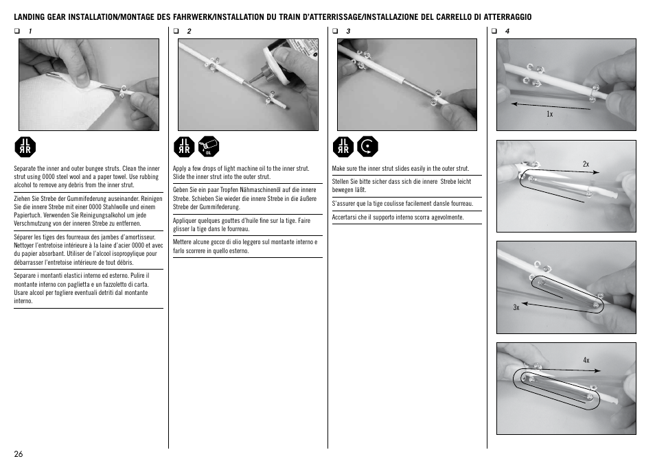 Hangar 9 1/4-Scale PA-18 Super Cub ARF User Manual | Page 26 / 84