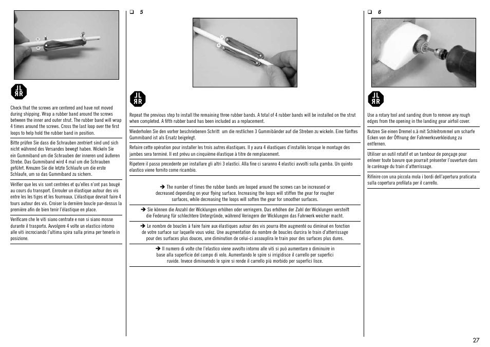 Hangar 9 1/4-Scale PA-18 Super Cub ARF User Manual | Page 27 / 84