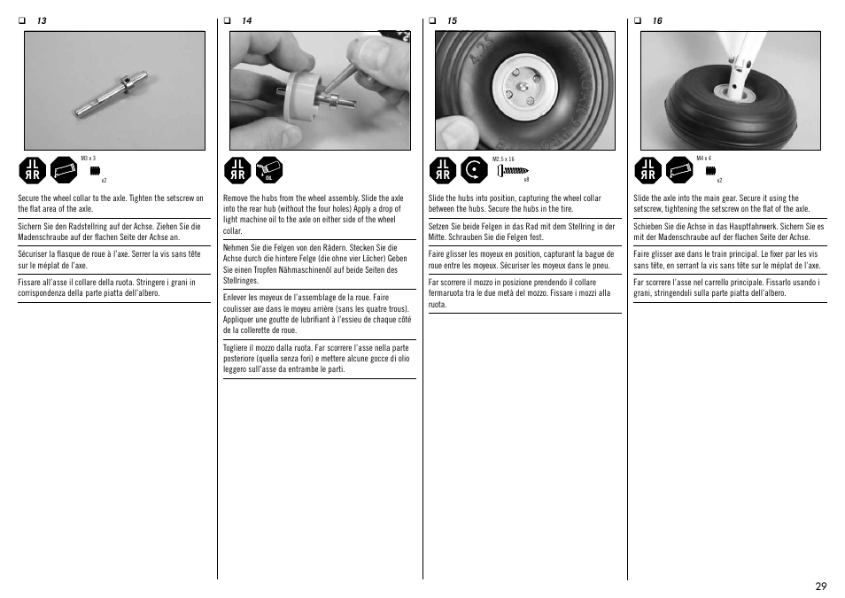 Hangar 9 1/4-Scale PA-18 Super Cub ARF User Manual | Page 29 / 84