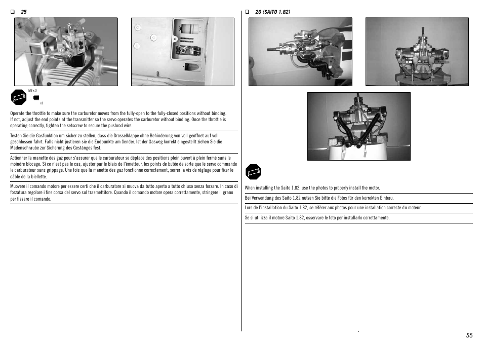 Hangar 9 1/4-Scale PA-18 Super Cub ARF User Manual | Page 55 / 84