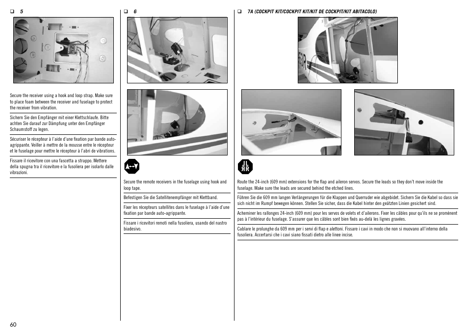Hangar 9 1/4-Scale PA-18 Super Cub ARF User Manual | Page 60 / 84