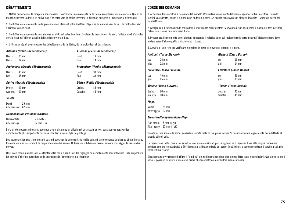 Hangar 9 1/4-Scale PA-18 Super Cub ARF User Manual | Page 75 / 84