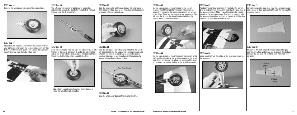 Hangar 9 P-51D Blue Nose 60 ARF User Manual | Page 11 / 37