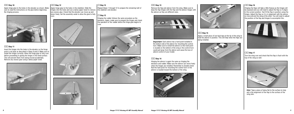 Hangar 9 P-51D Blue Nose 60 ARF User Manual | Page 5 / 37