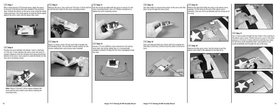 Hangar 9 P-51D Blue Nose 60 ARF User Manual | Page 7 / 37