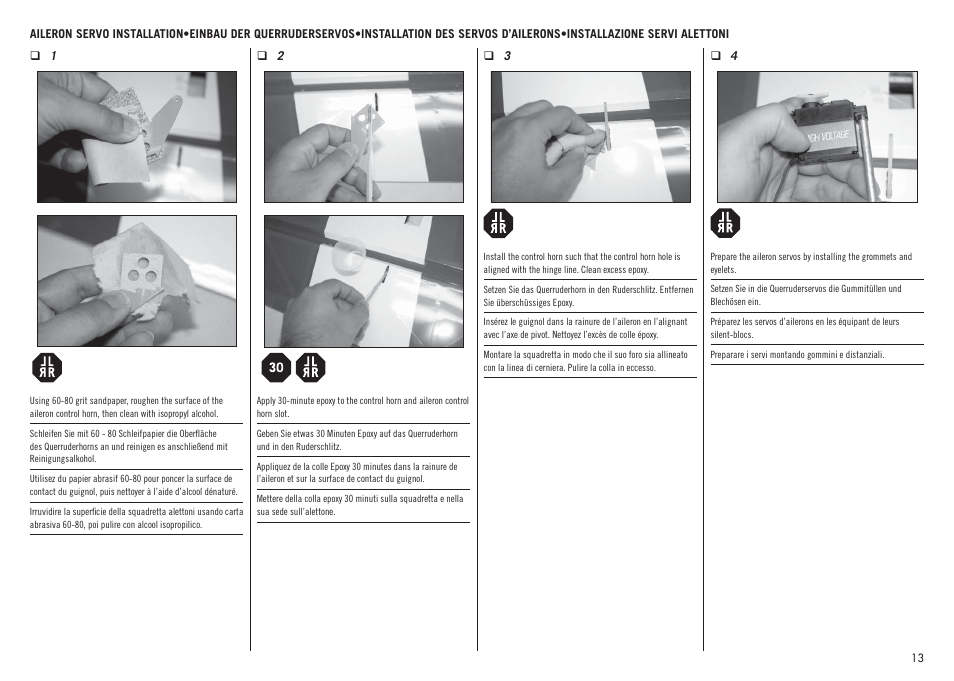 Hangar 9 Inverza 62 (3 boxes) User Manual | Page 13 / 48