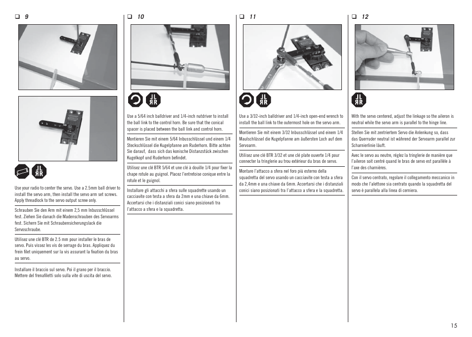 Hangar 9 Inverza 62 (3 boxes) User Manual | Page 15 / 48