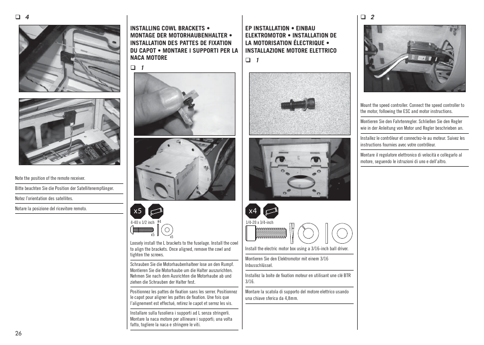 Hangar 9 Inverza 62 (3 boxes) User Manual | Page 26 / 48