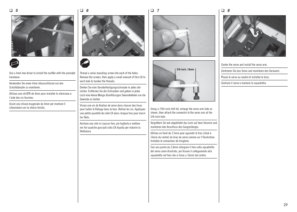 Hangar 9 Inverza 62 (3 boxes) User Manual | Page 29 / 48