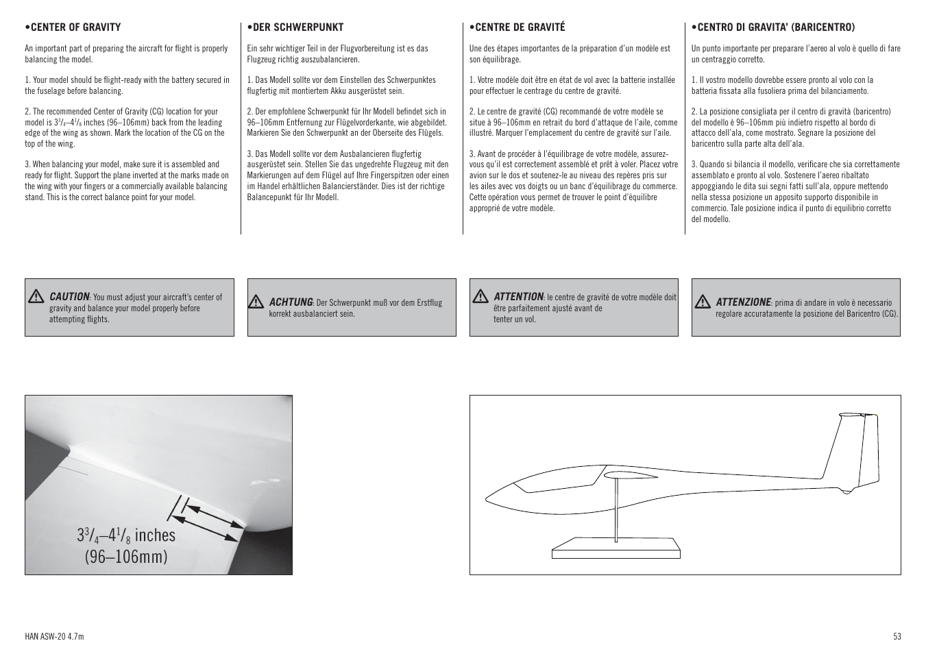 Hangar 9 ASW 20 4.7m ARF (2 boxes) User Manual | Page 53 / 68