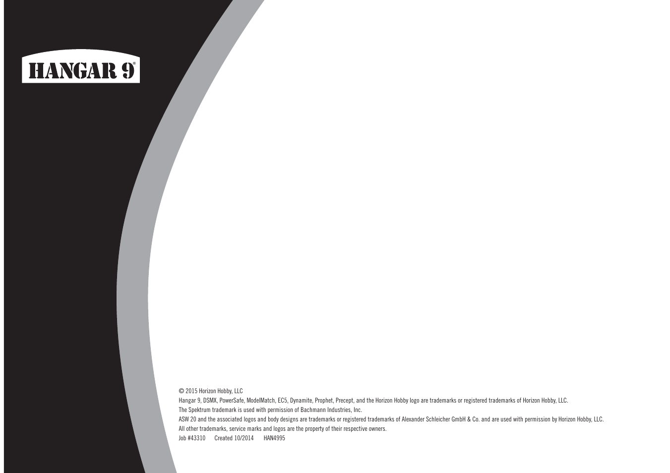 Hangar 9 ASW 20 4.7m ARF (2 boxes) User Manual | Page 68 / 68