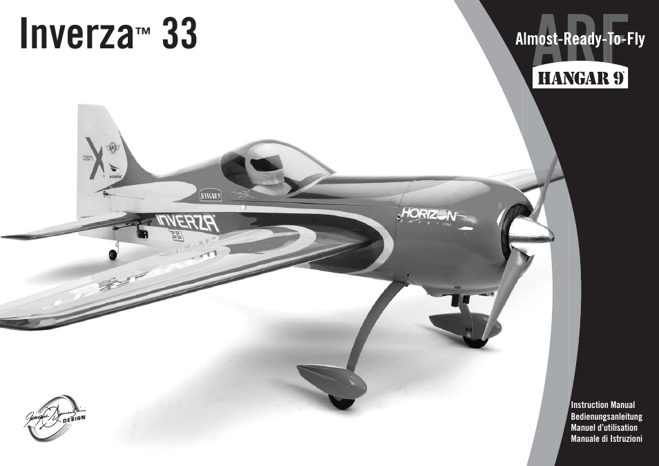 Hangar 9 Inverza 33 ARF User Manual | 65 pages