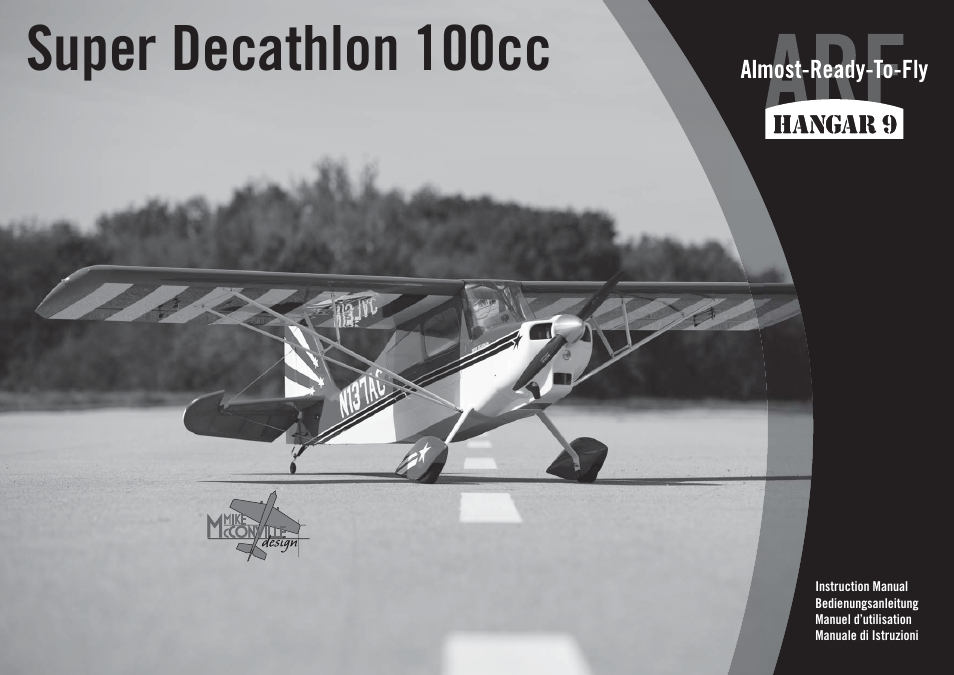 Hangar 9 Super Decathlon 100cc ARF User Manual | 94 pages