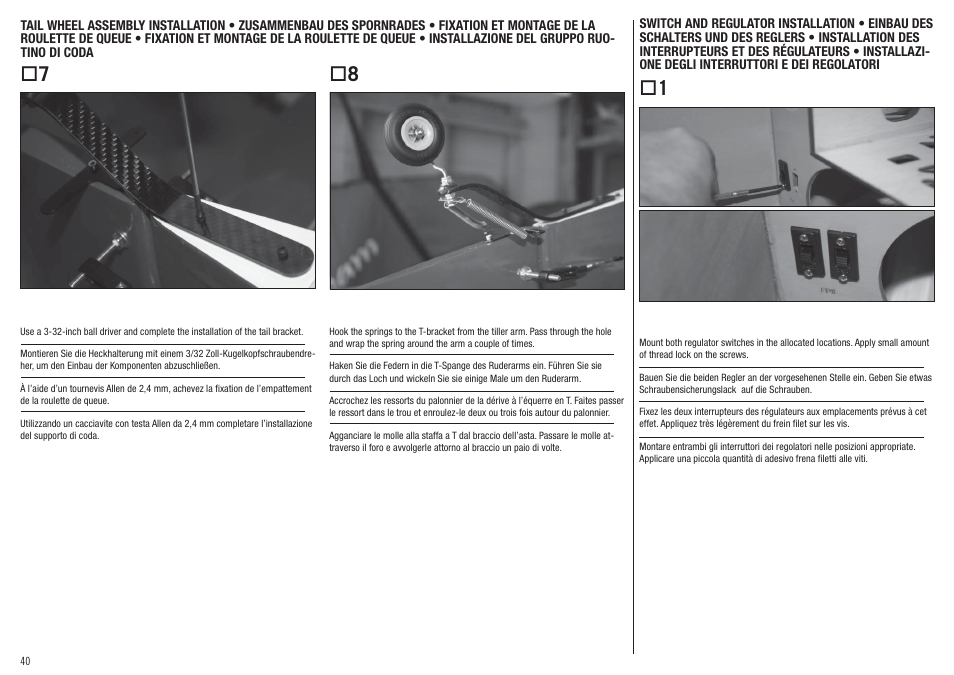 Hangar 9 Super Decathlon 100cc ARF User Manual | Page 40 / 94