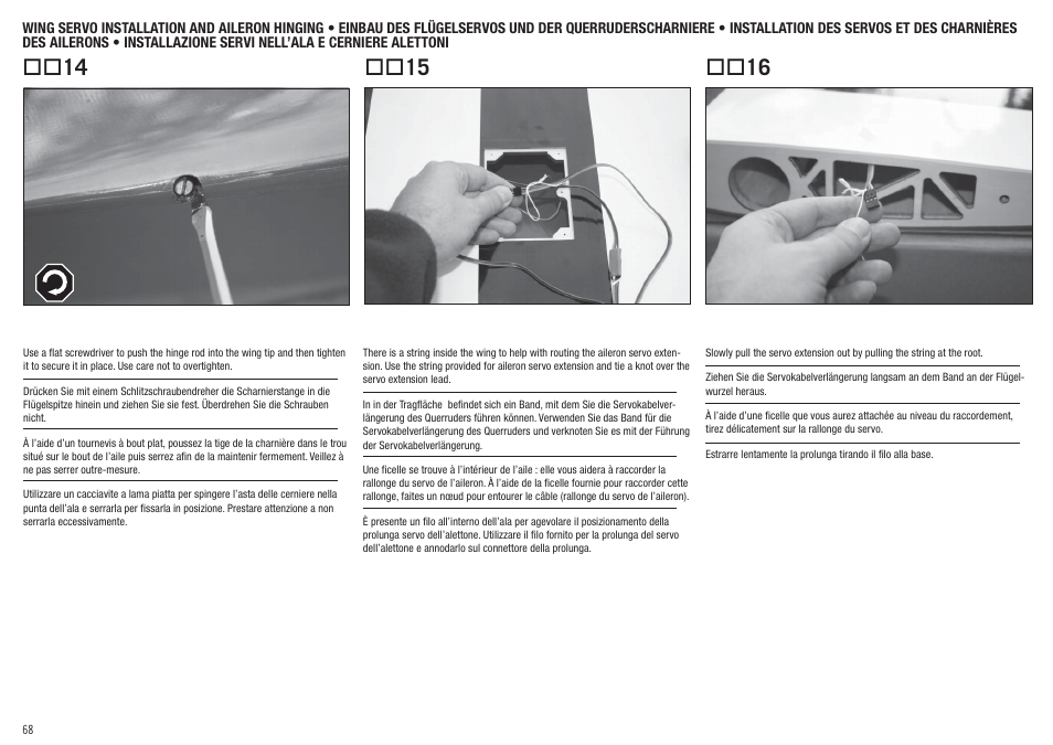 Hangar 9 Super Decathlon 100cc ARF User Manual | Page 68 / 94