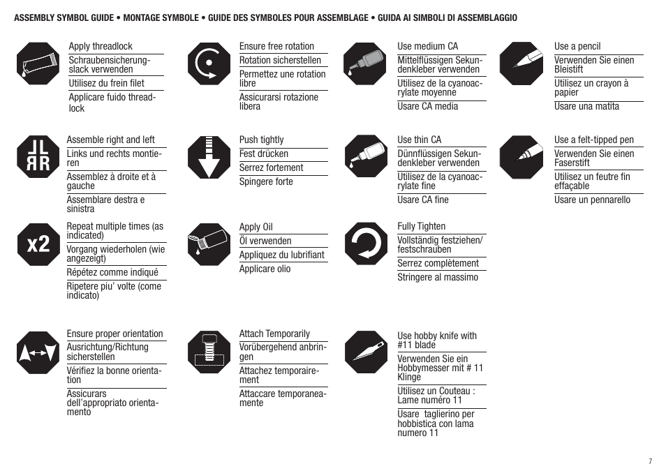 Lr l r | Hangar 9 Super Decathlon 100cc ARF User Manual | Page 7 / 94