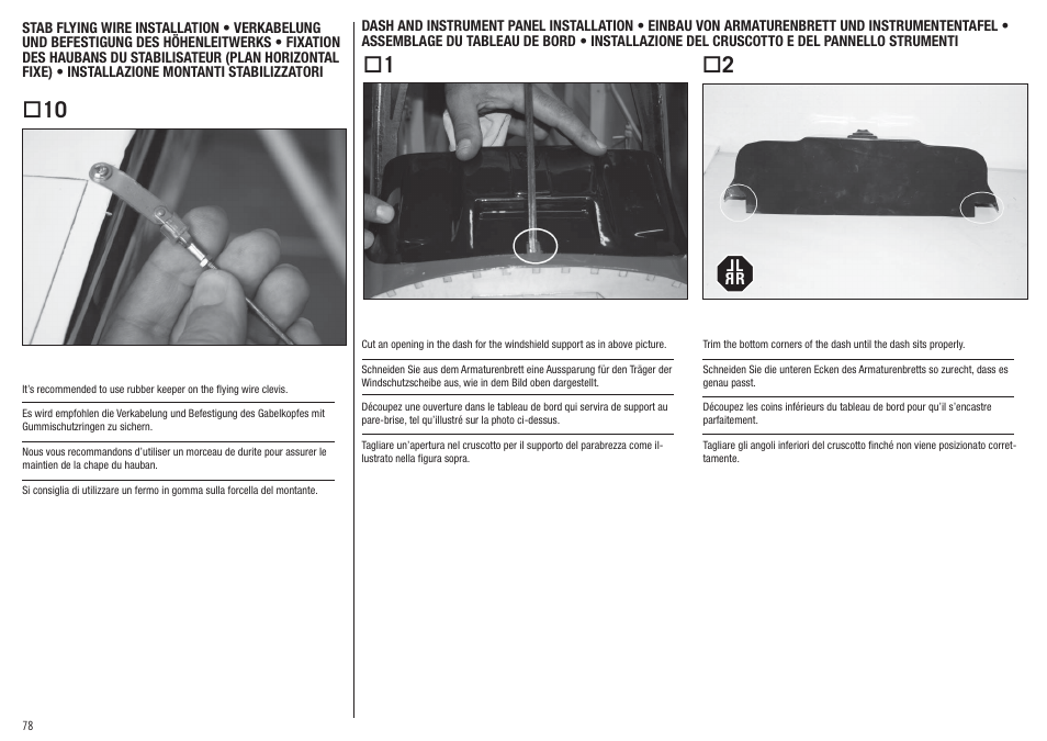 Hangar 9 Super Decathlon 100cc ARF User Manual | Page 78 / 94