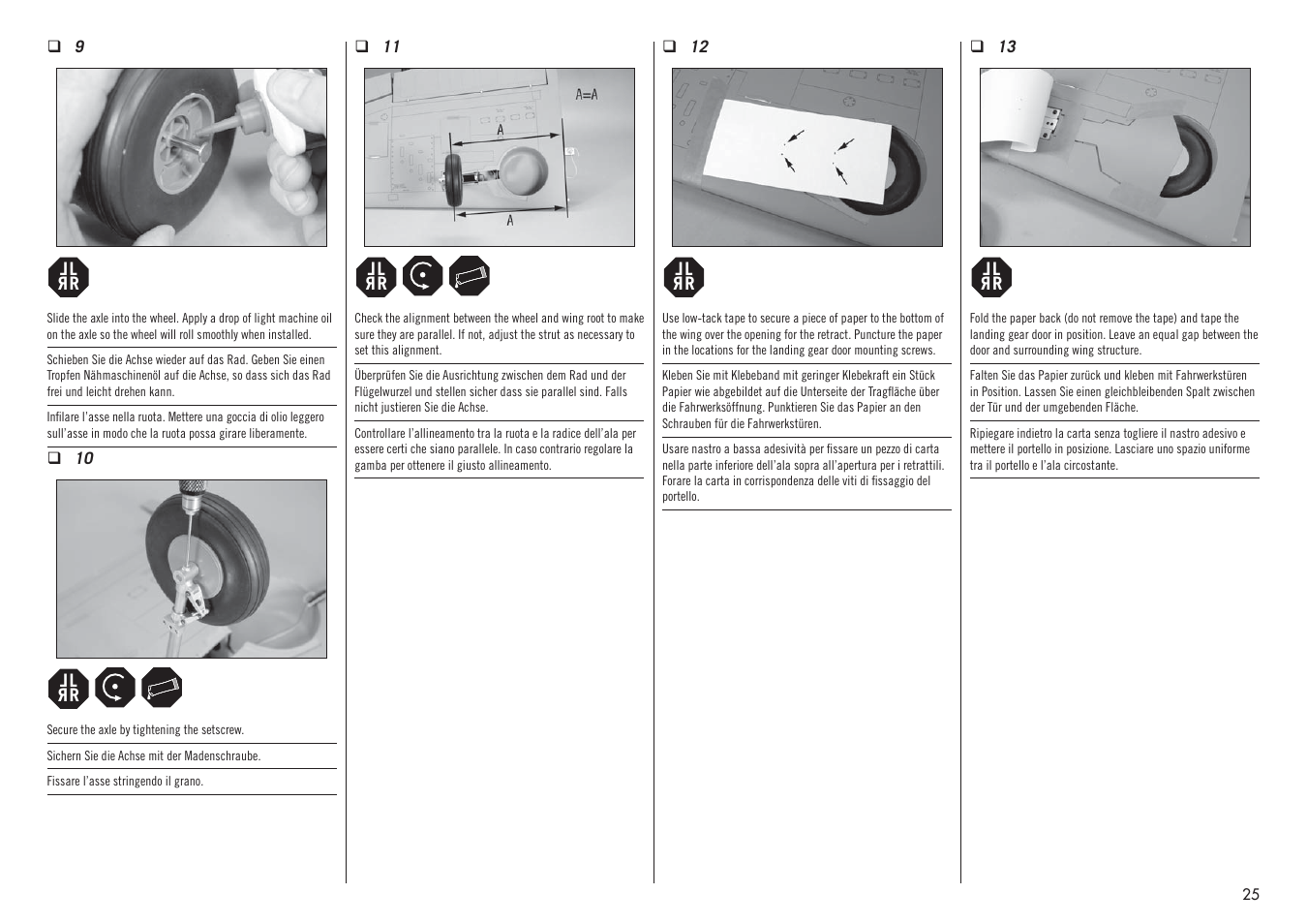 Hangar 9 P-47D-1 Thunderbolt 60 ARF User Manual | Page 25 / 64