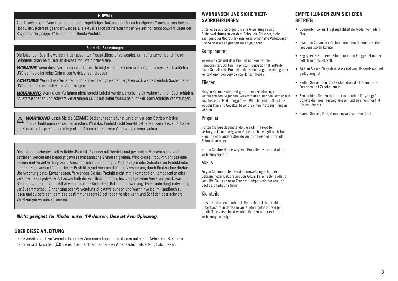Hangar 9 P-47D-1 Thunderbolt 60 ARF User Manual | Page 3 / 64