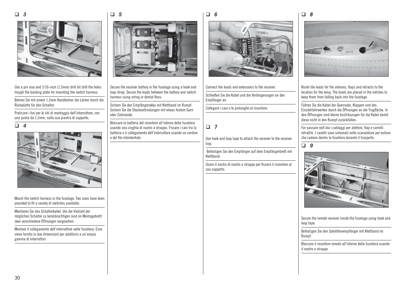 Hangar 9 P-47D-1 Thunderbolt 60 ARF User Manual | Page 30 / 64