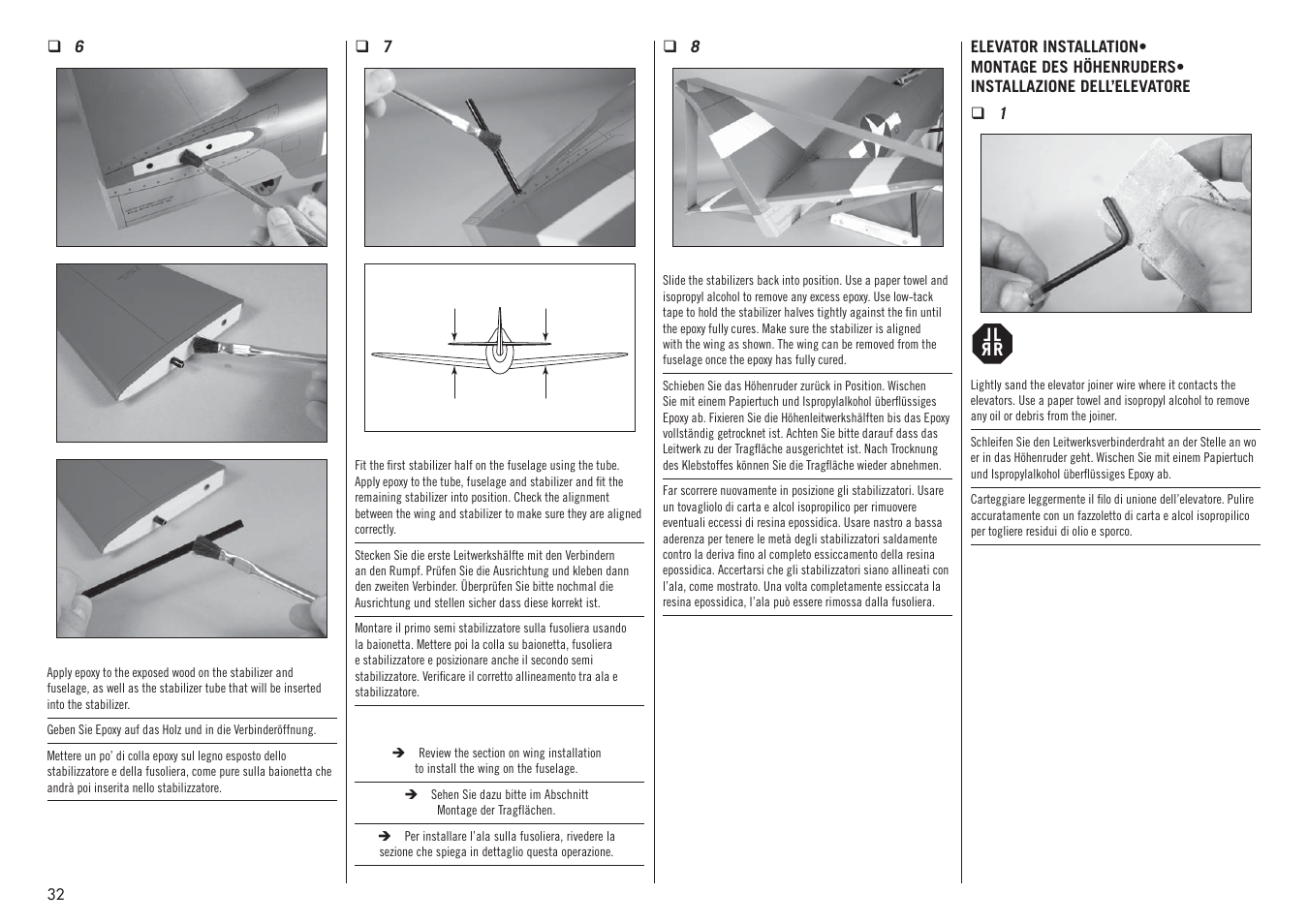 Hangar 9 P-47D-1 Thunderbolt 60 ARF User Manual | Page 32 / 64
