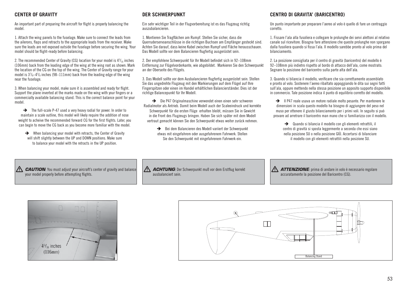 Hangar 9 P-47D-1 Thunderbolt 60 ARF User Manual | Page 53 / 64