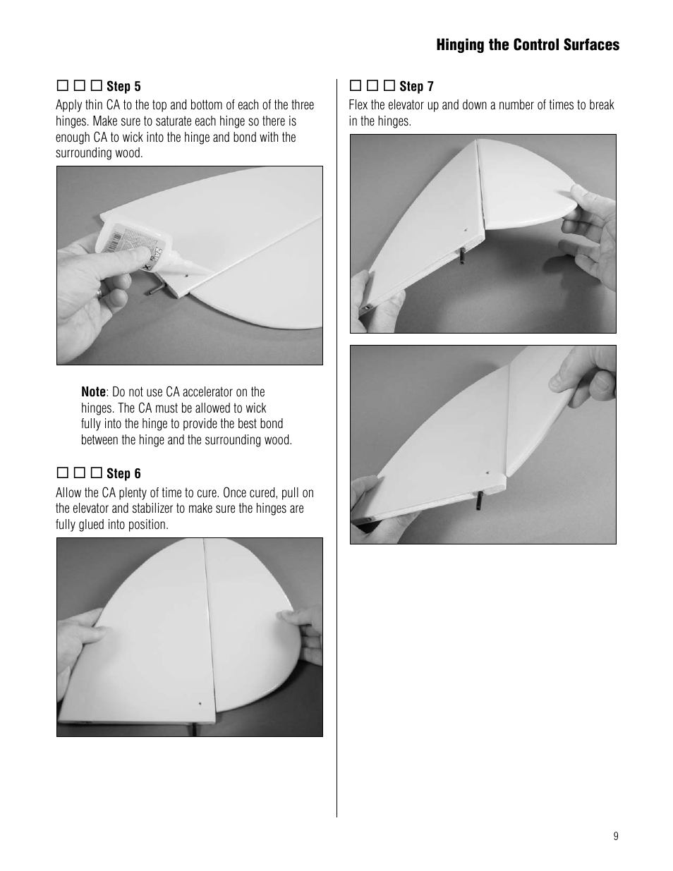 Hangar 9 1/4-Scale J-3 Cub ARF User Manual | Page 9 / 44