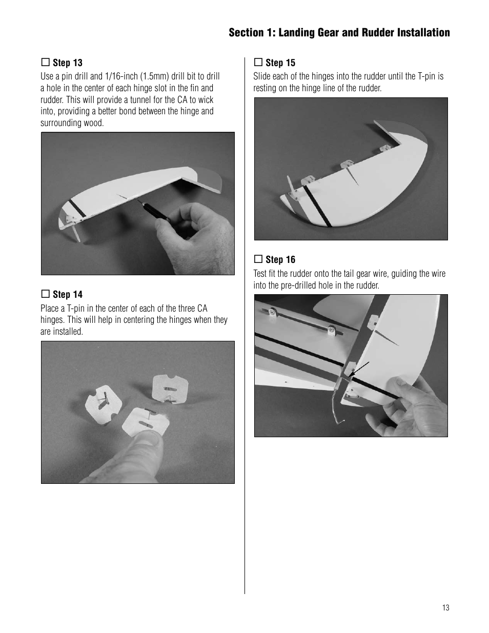 Hangar 9 Piper Pawnee 40 ARF User Manual | Page 13 / 52