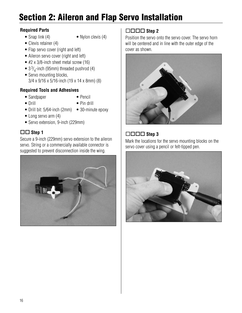 Hangar 9 Piper Pawnee 40 ARF User Manual | Page 16 / 52
