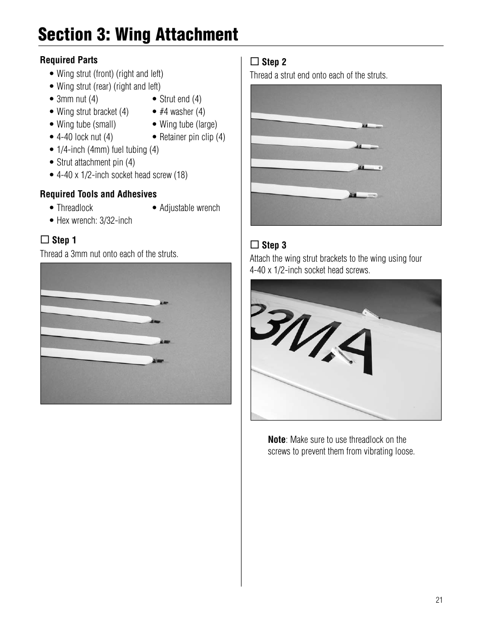 Hangar 9 Piper Pawnee 40 ARF User Manual | Page 21 / 52