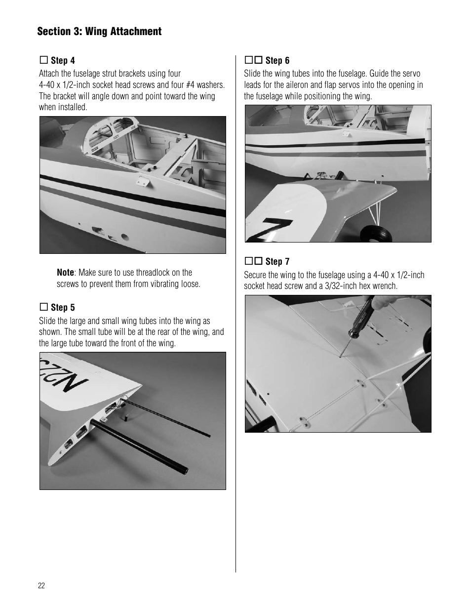 Hangar 9 Piper Pawnee 40 ARF User Manual | Page 22 / 52