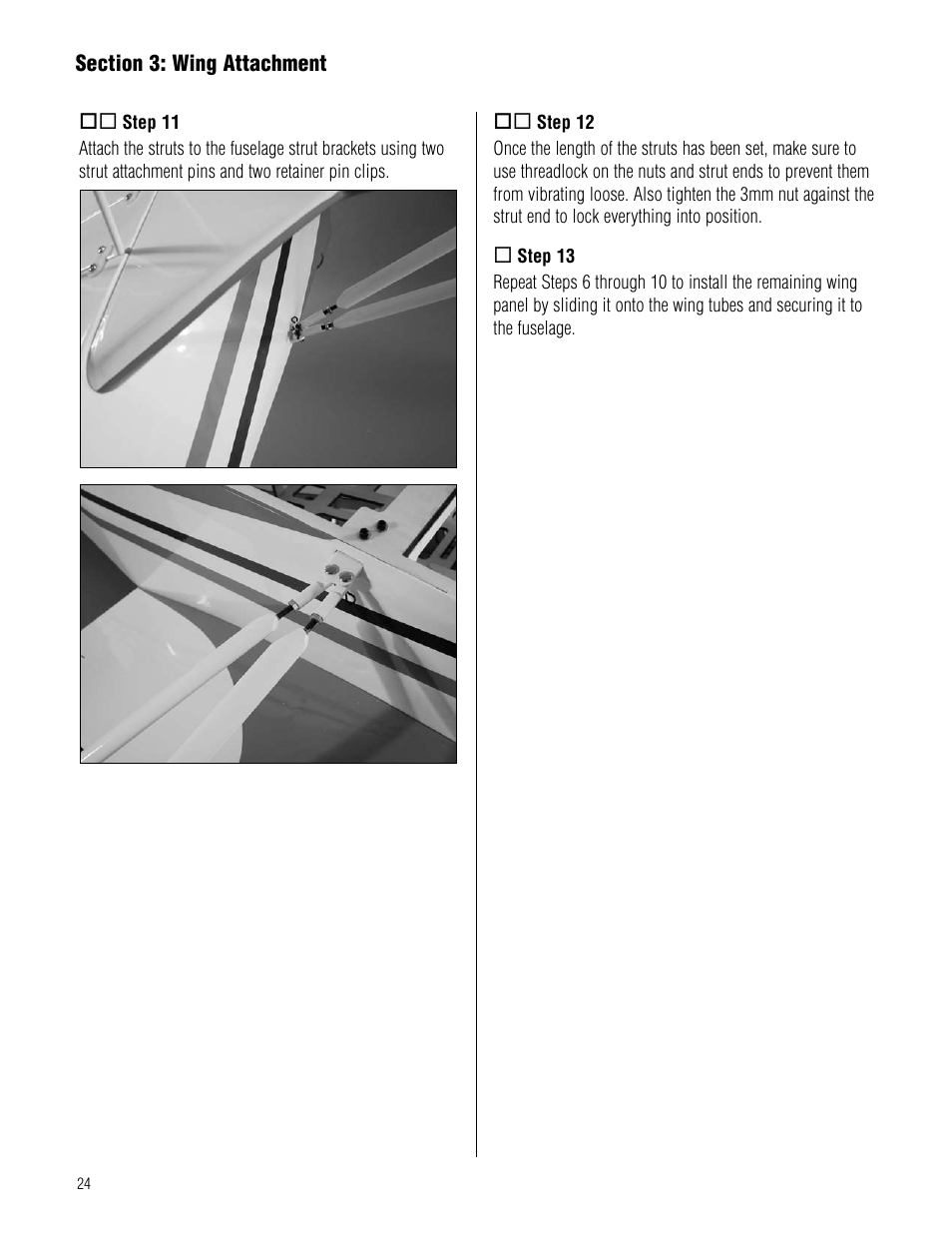 Hangar 9 Piper Pawnee 40 ARF User Manual | Page 24 / 52