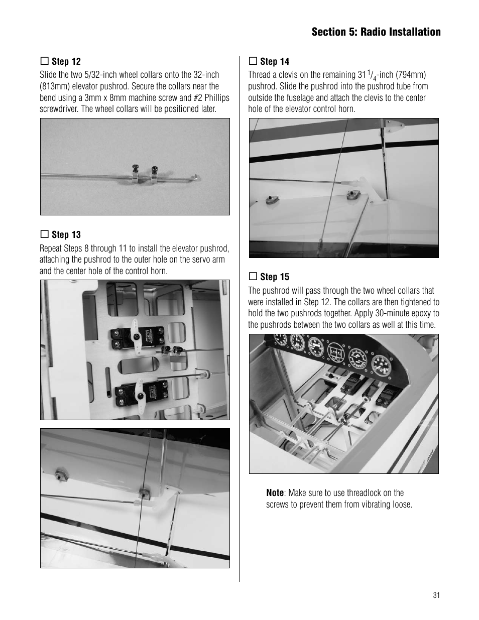 Hangar 9 Piper Pawnee 40 ARF User Manual | Page 31 / 52