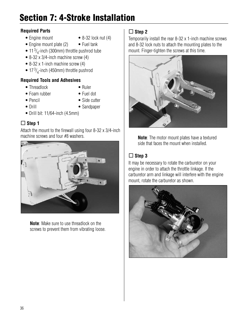 Hangar 9 Piper Pawnee 40 ARF User Manual | Page 36 / 52
