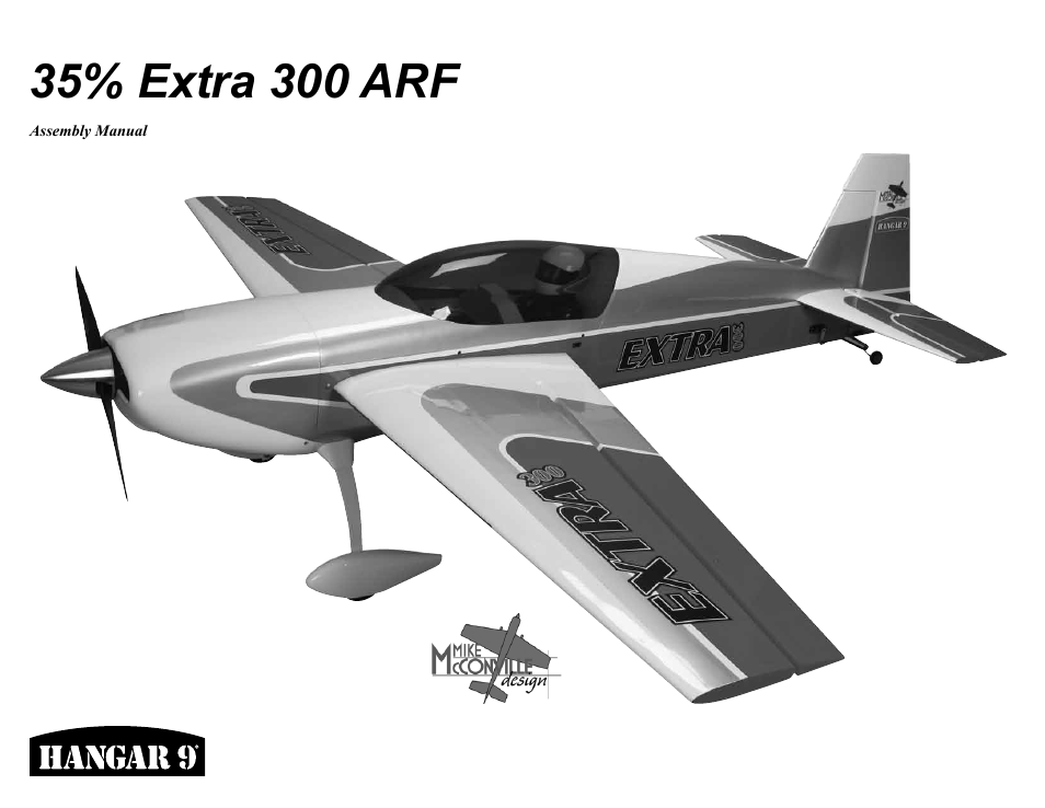 Hangar 9 35% Extra 300 ARF (3 Boxes) User Manual | 44 pages