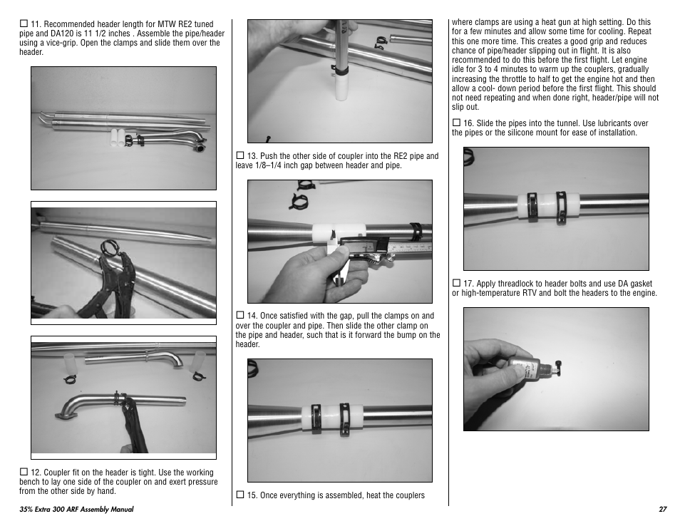 Hangar 9 35% Extra 300 ARF (3 Boxes) User Manual | Page 27 / 44