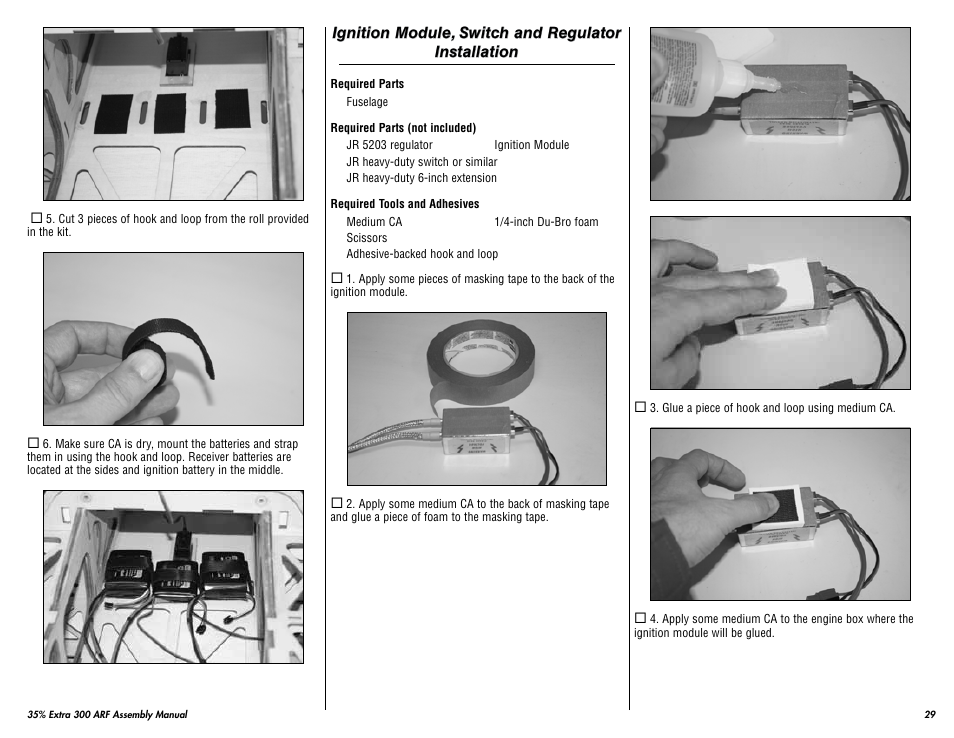 Hangar 9 35% Extra 300 ARF (3 Boxes) User Manual | Page 29 / 44