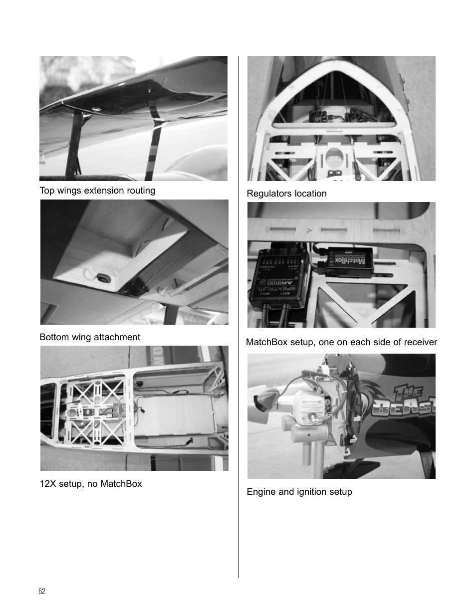 Hangar 9 Beast 100cc ARF User Manual | Page 62 / 70