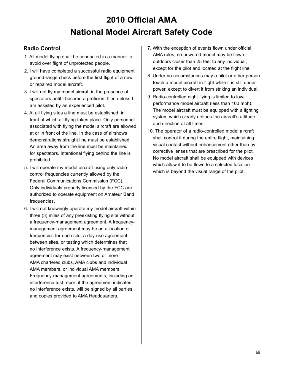 Hangar 9 Beast 100cc ARF User Manual | Page 69 / 70