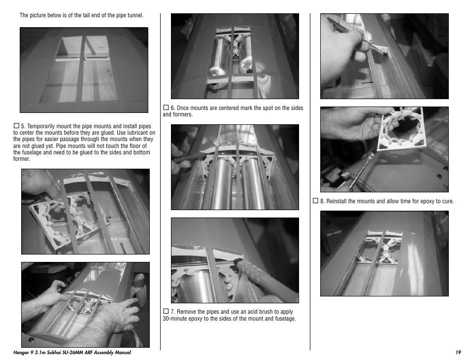 Hangar 9 3.1m Sukhoi SU-26MM ARF (3 Boxes) User Manual | Page 19 / 41