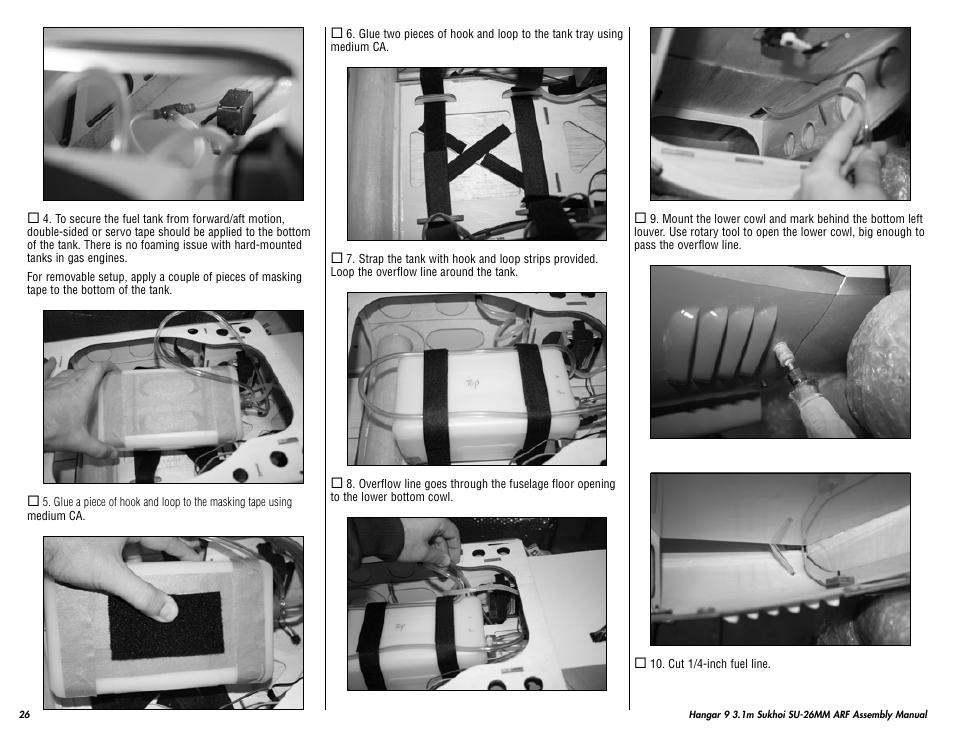 Hangar 9 3.1m Sukhoi SU-26MM ARF (3 Boxes) User Manual | Page 26 / 41