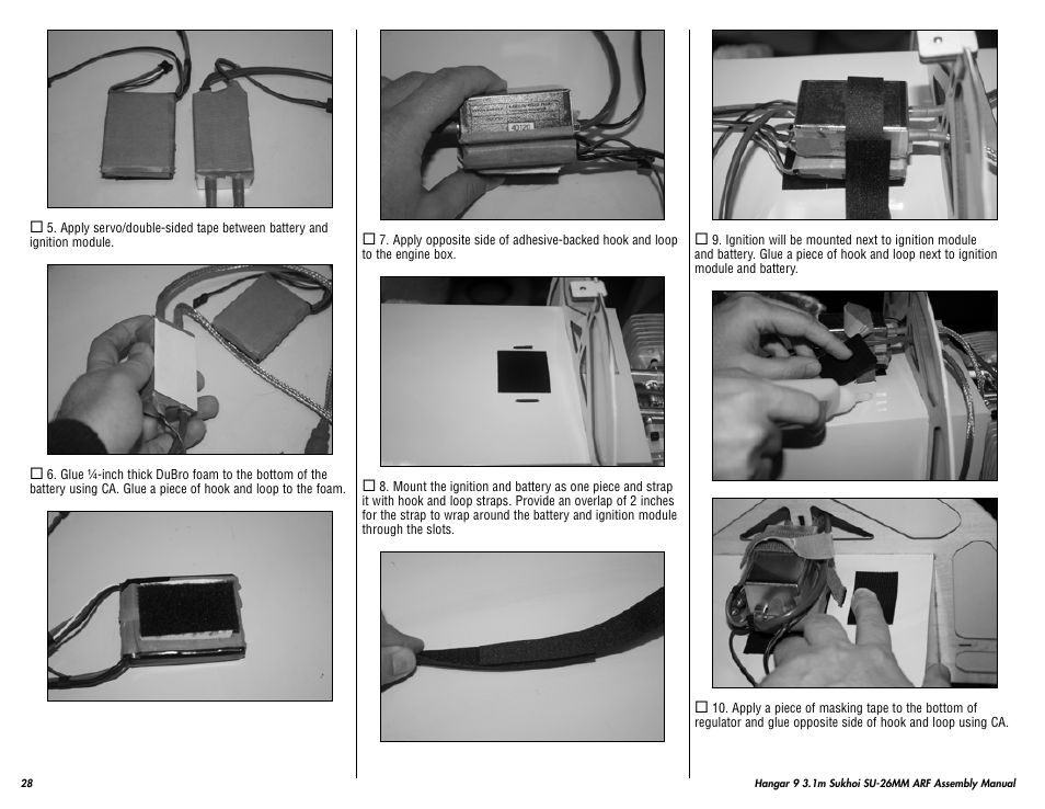 Hangar 9 3.1m Sukhoi SU-26MM ARF (3 Boxes) User Manual | Page 28 / 41