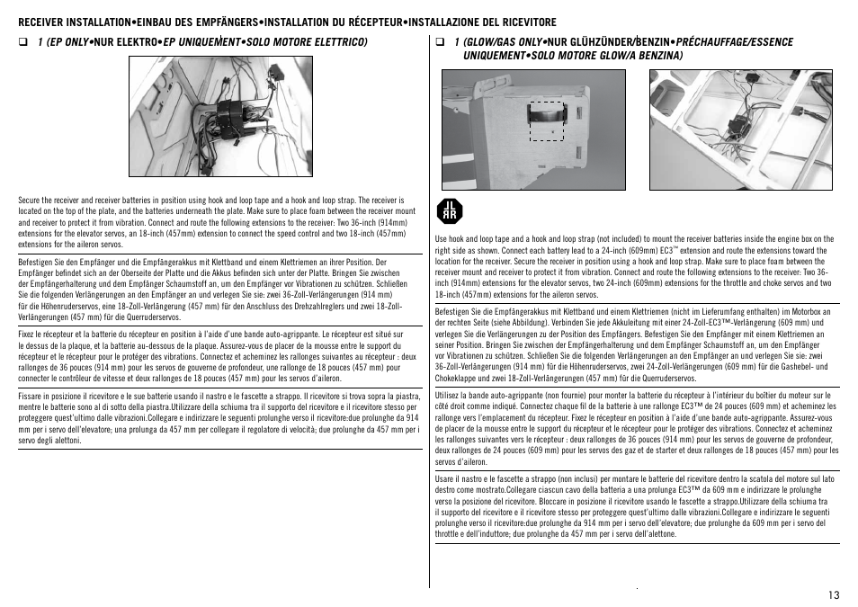 Hangar 9 Carden Edition 89" Extra 300 Mid-Wing ARF User Manual | Page 13 / 52