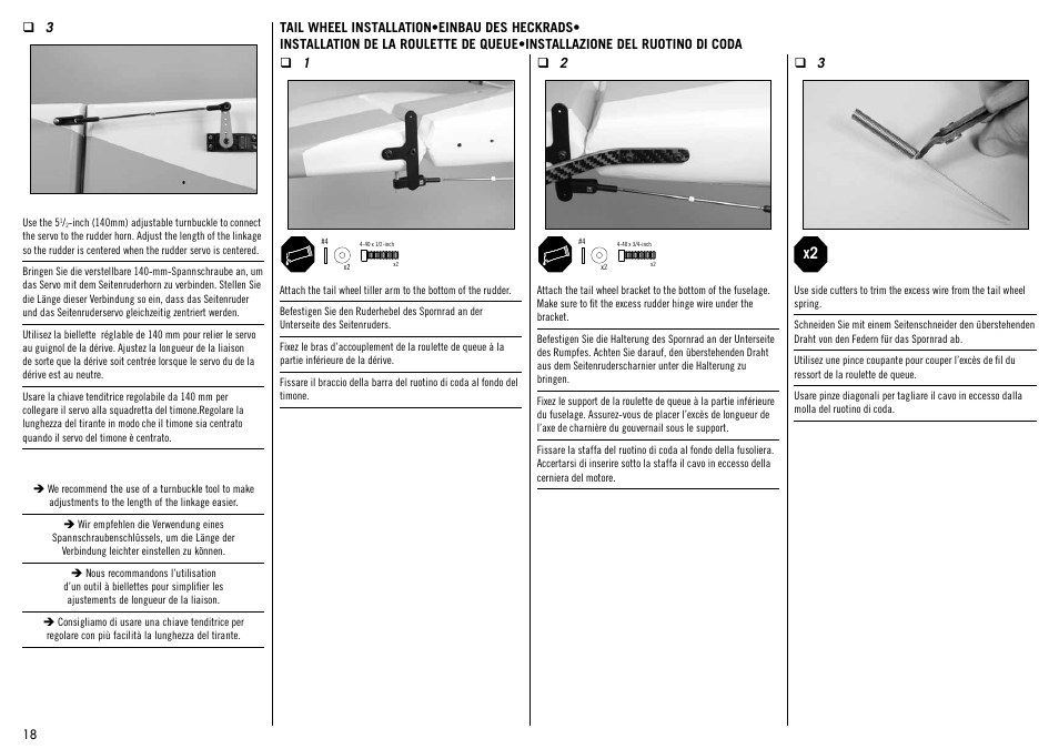 Hangar 9 Carden Edition 89" Extra 300 Mid-Wing ARF User Manual | Page 18 / 52